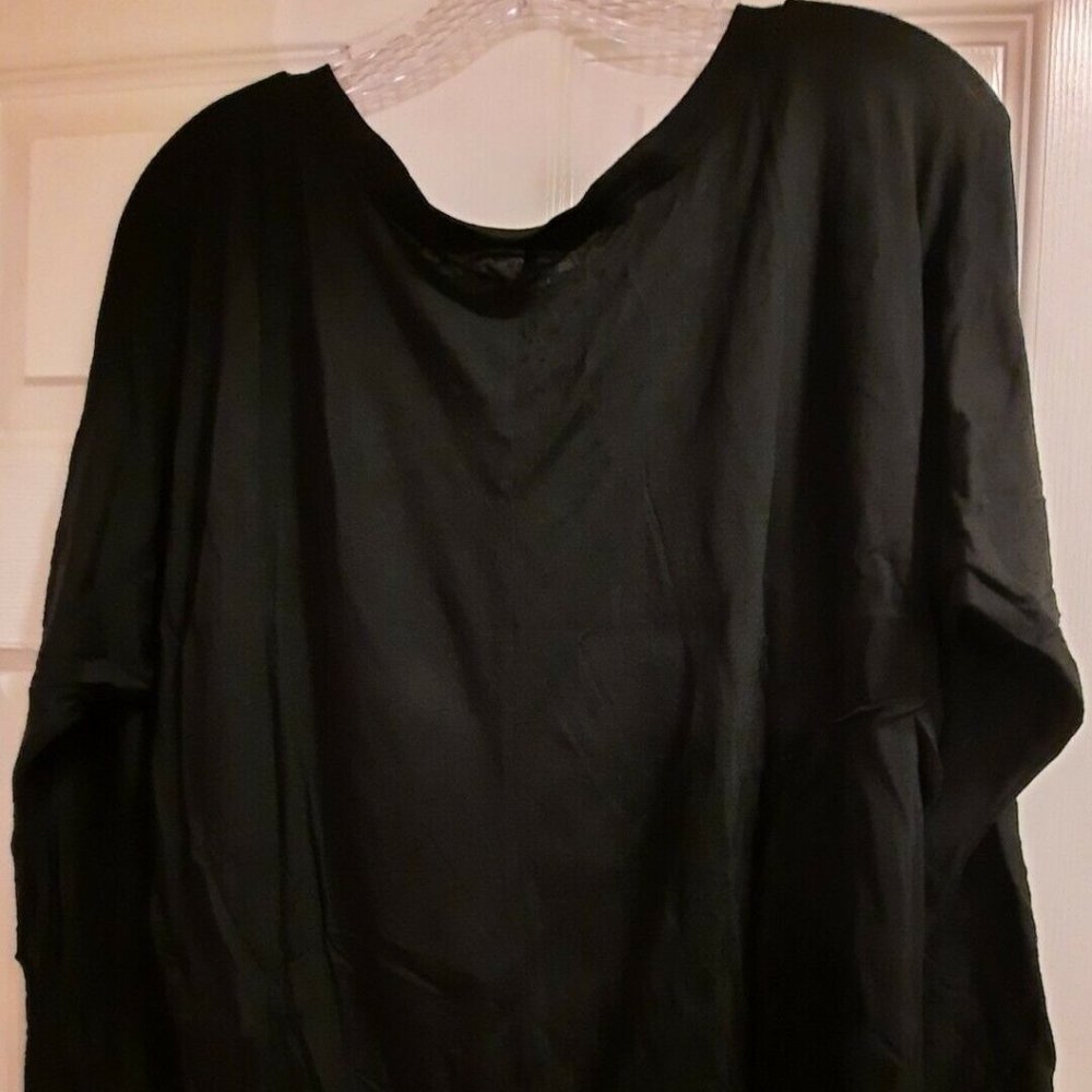 NWT Famous Stars & Straps ETERNAL CROSSES Flowy Long Sleeve Top Black M Jr - Picture 5 of 6